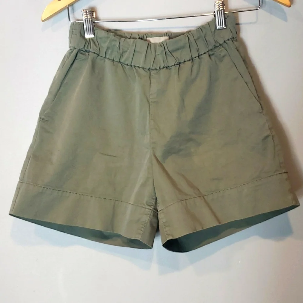 Everlane Easy Short Organic Cotton Size 0 Green